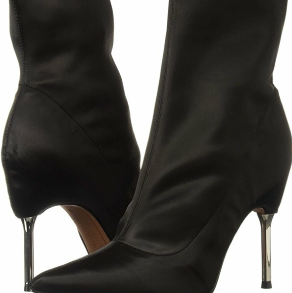 BCBG Shoes - BCBG Stretch Satin Boot